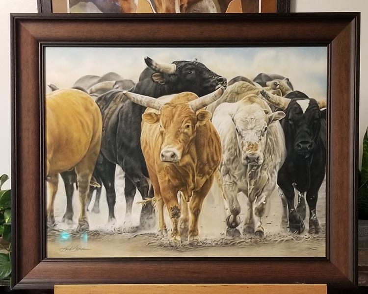 the a team pastel western art collector artist focus