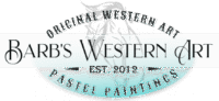 Barbs Western Pastel Art