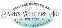 Barbs Western Pastel Art